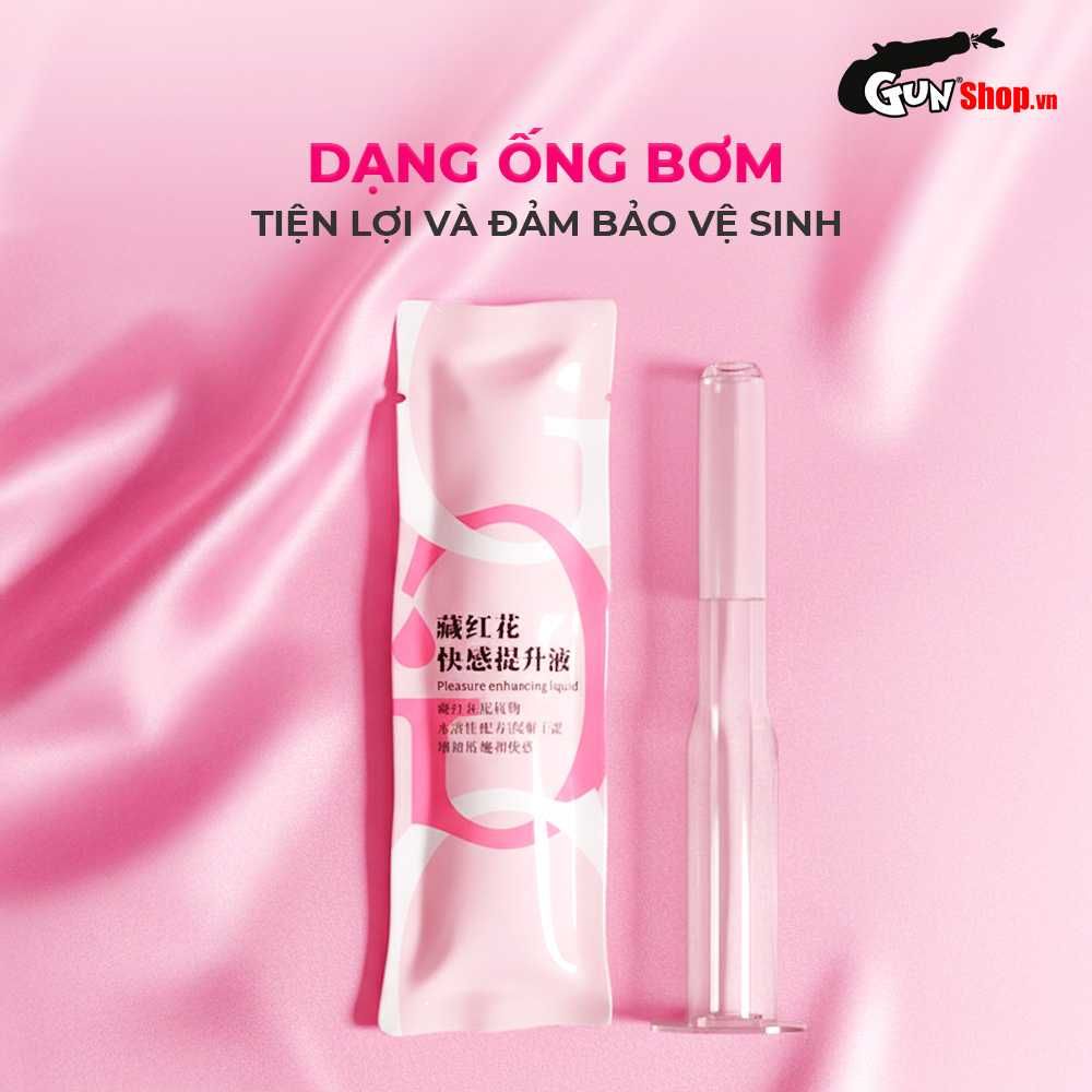 Gel bôi trơn ống bơm Guangquan Saffron - Tinh chất hoa nghệ tây, tăng khoái cảm - Ống 5ml