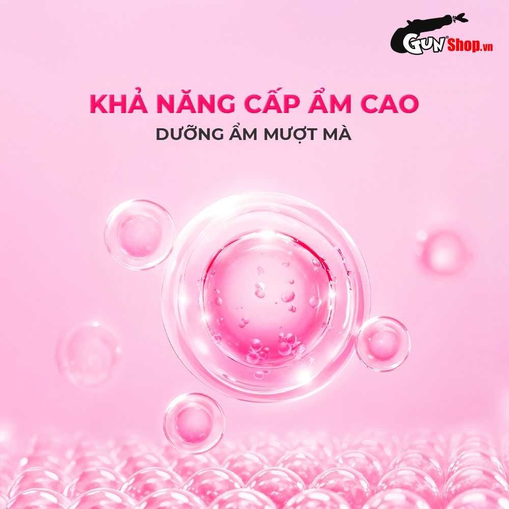 Gel bôi trơn ống bơm Joker màu hồng - Hương hoa hồng, bảo vệ, dưỡng ẫm - Hộp 3 ống