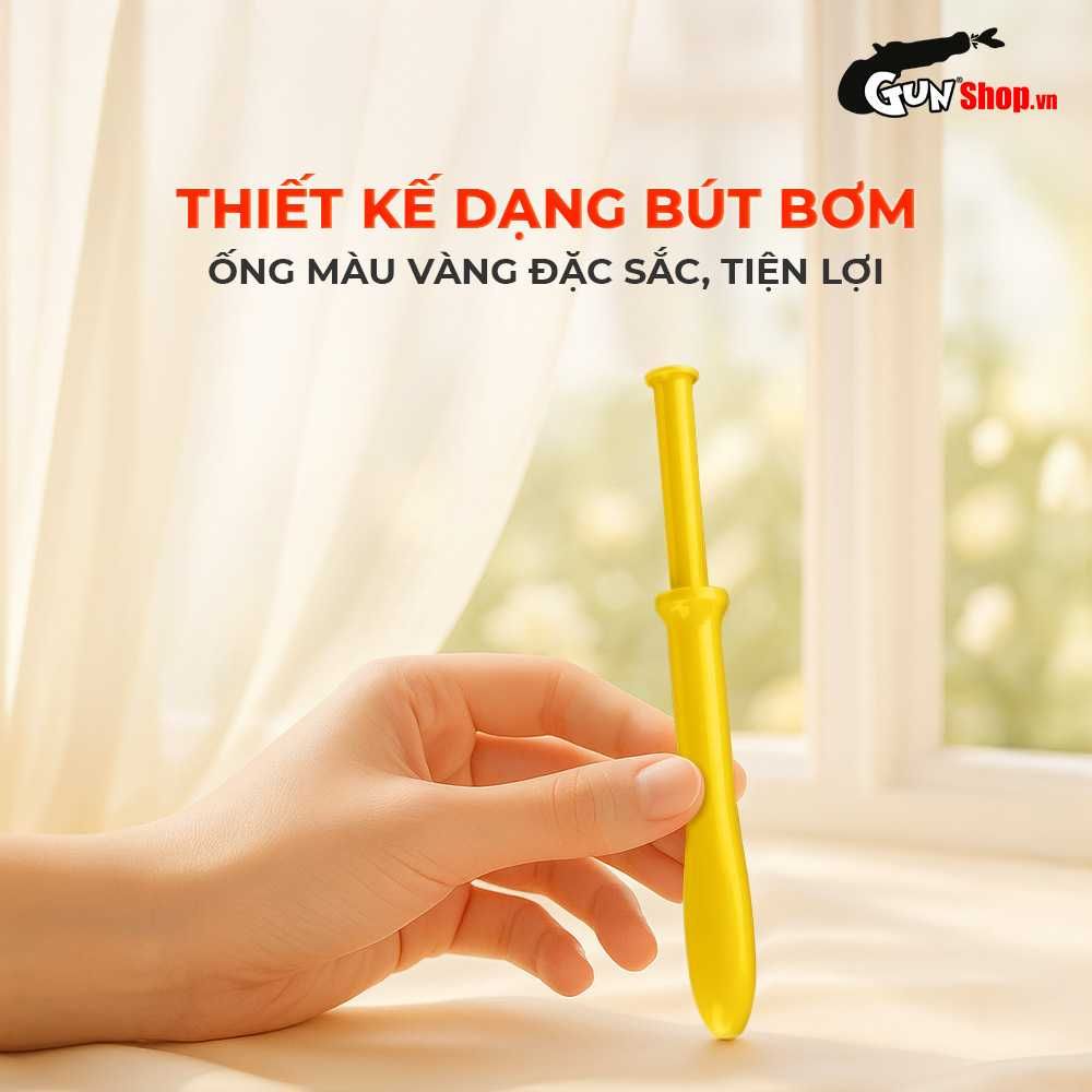 Gel bôi trơn ống bơm Joker màu vàng - Nóng ấm, dưỡng ẩm, không mùi - Hộp 3 ống