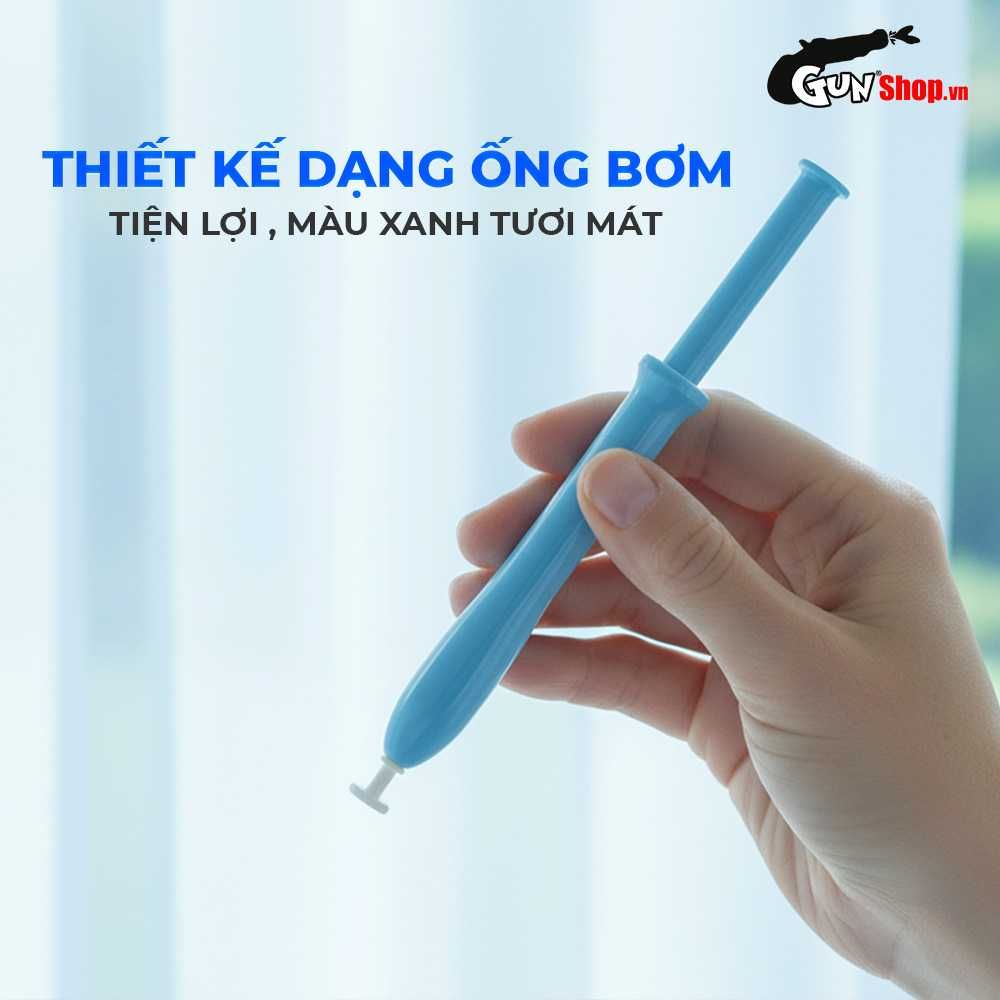 Gel bôi trơn ống bơm Joker màu xanh - Dưỡng ẩm, không mùi - Hộp 3 ống