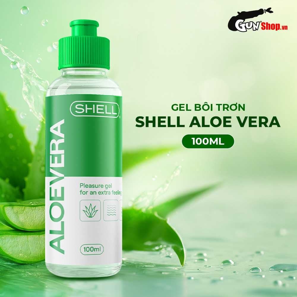 Gel bôi trơn tinh chất lô hội Shell Aloe Vera - Chai 100ml