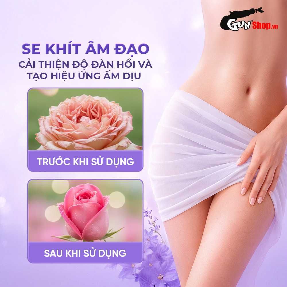 Gel bôi trơn Shell Love Purple - Se khít âm đạo và tăng khoái cảm nữ, hương nước hoa - Chai 50ml