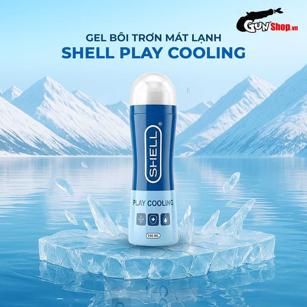 Gel bôi trơn mát lạnh Shell Play Cooling - Chai 100ml