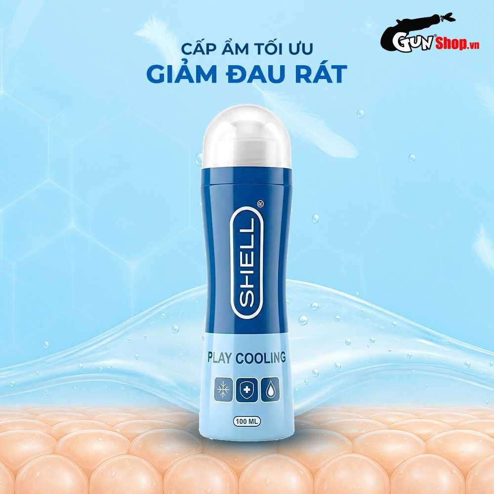 Gel bôi trơn mát lạnh Shell Play Cooling - Chai 100ml