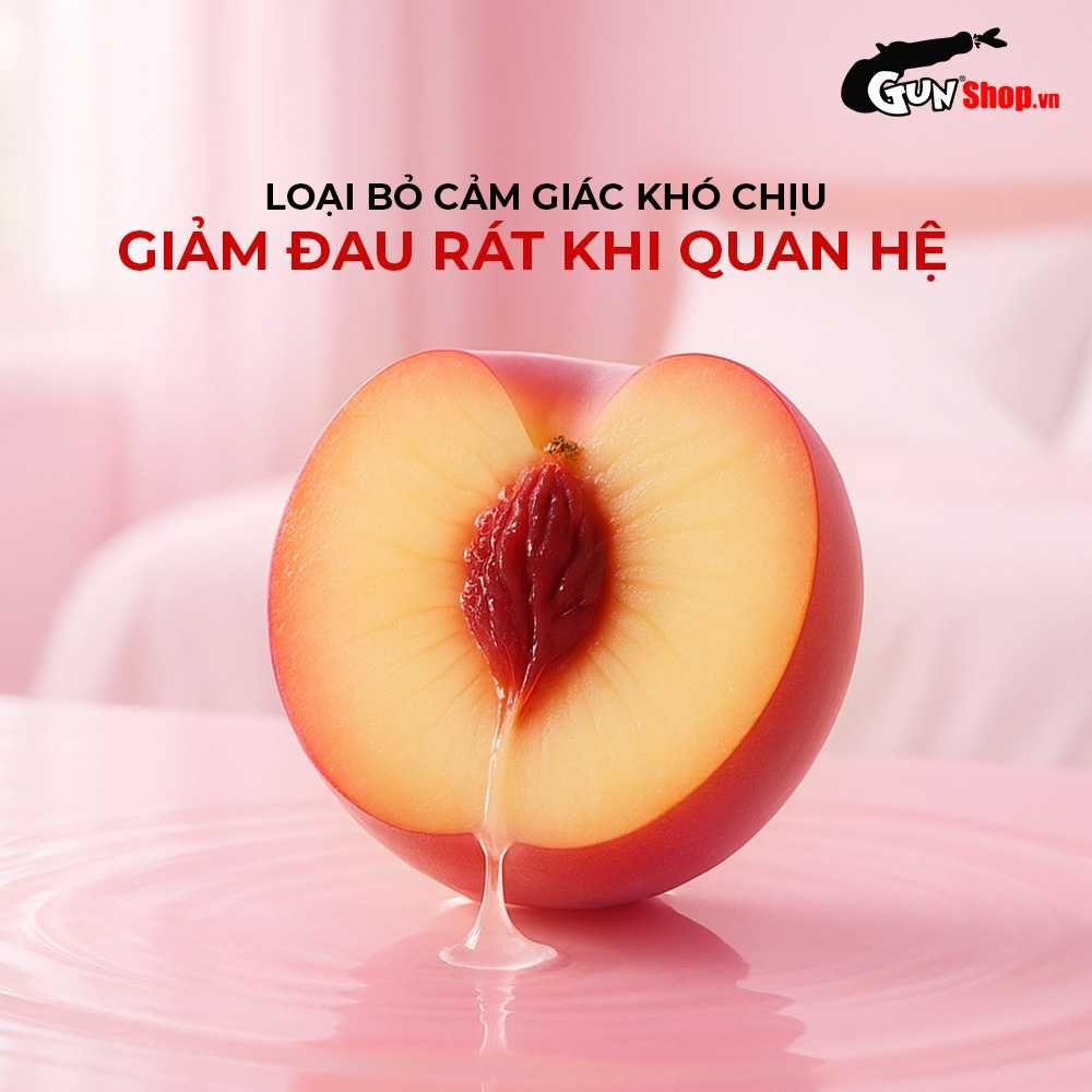 Gel bôi trơn hương đào Silk Touch Peach - Chai 100ml