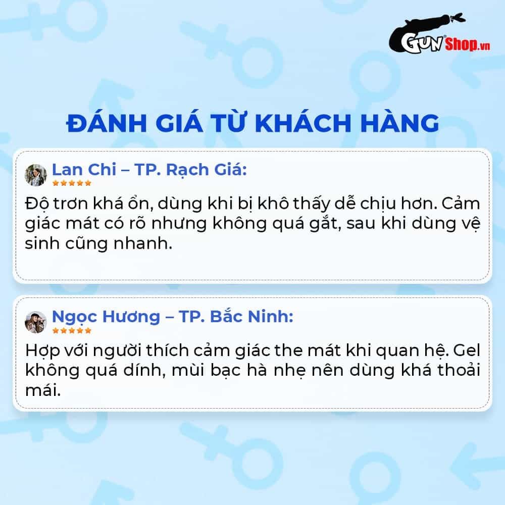 Gel bôi trơn tăng khoái cảm nữ Shell Love Blue mát lạnh - Chai 50ml