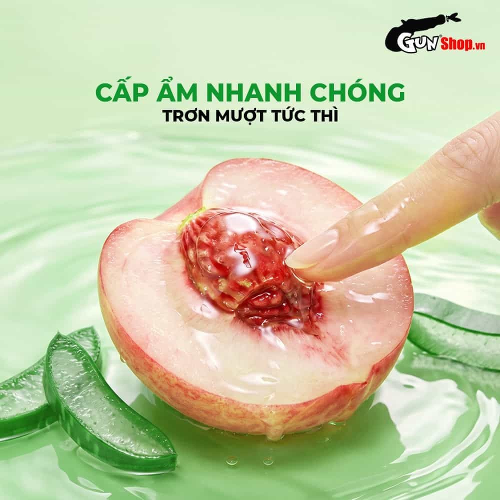 Gel bôi trơn tăng khoái cảm Shell Love Green tinh chất lô hội - Chai 50ml