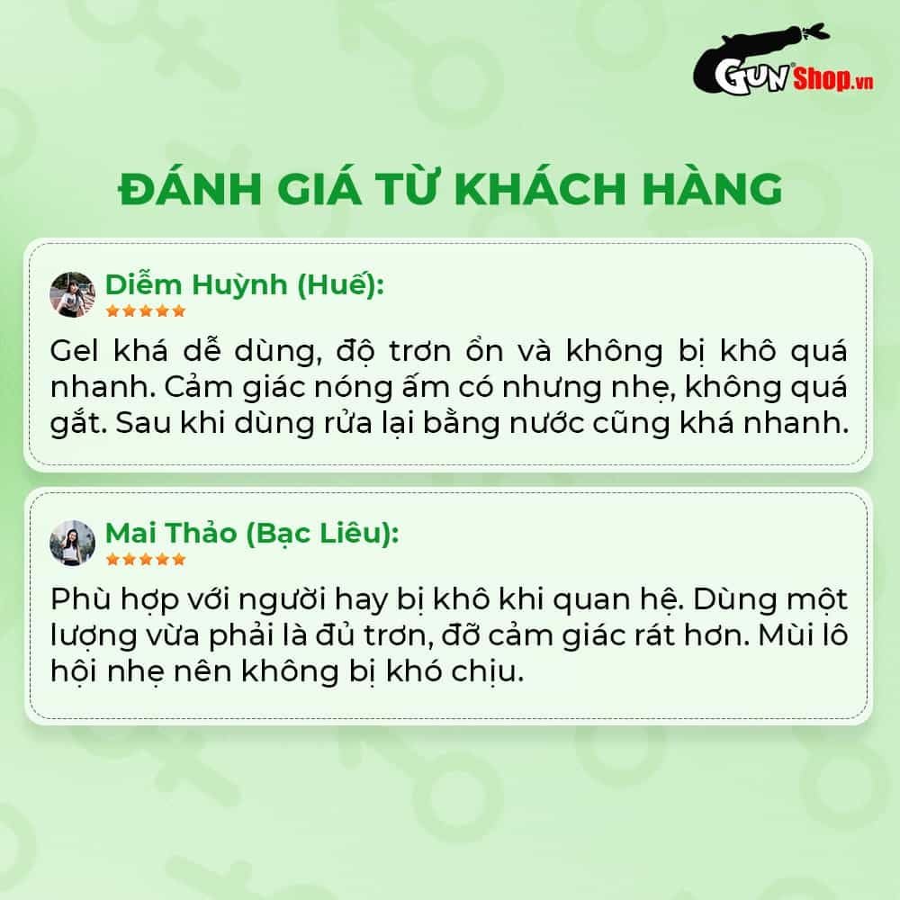 Gel bôi trơn tăng khoái cảm Shell Love Green tinh chất lô hội - Chai 50ml