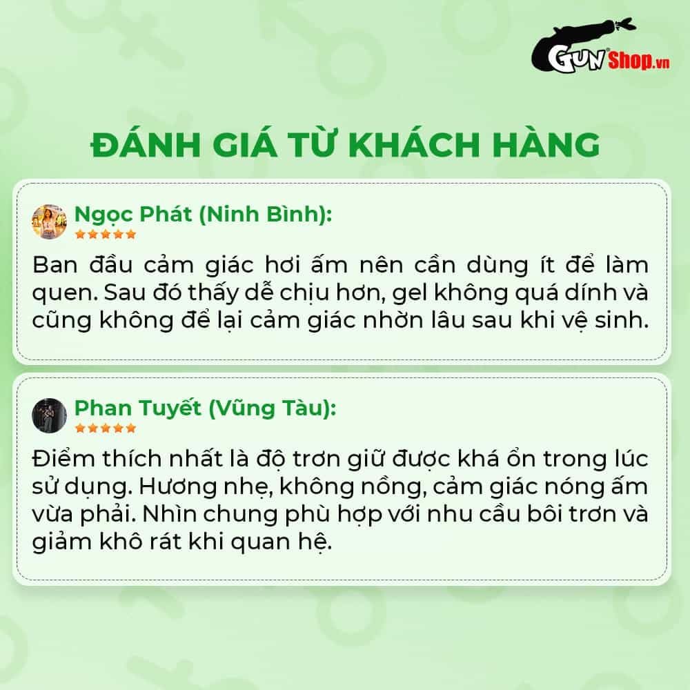 Gel bôi trơn tăng khoái cảm Shell Love Green tinh chất lô hội - Chai 50ml