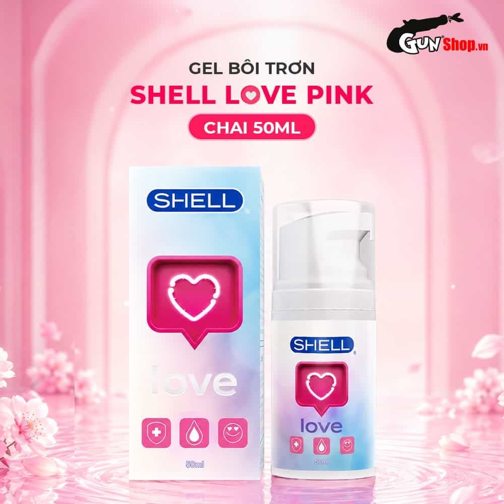 Gel bôi trơn tăng khoái cảm nữ Shell Love Pink - Chai 50ml