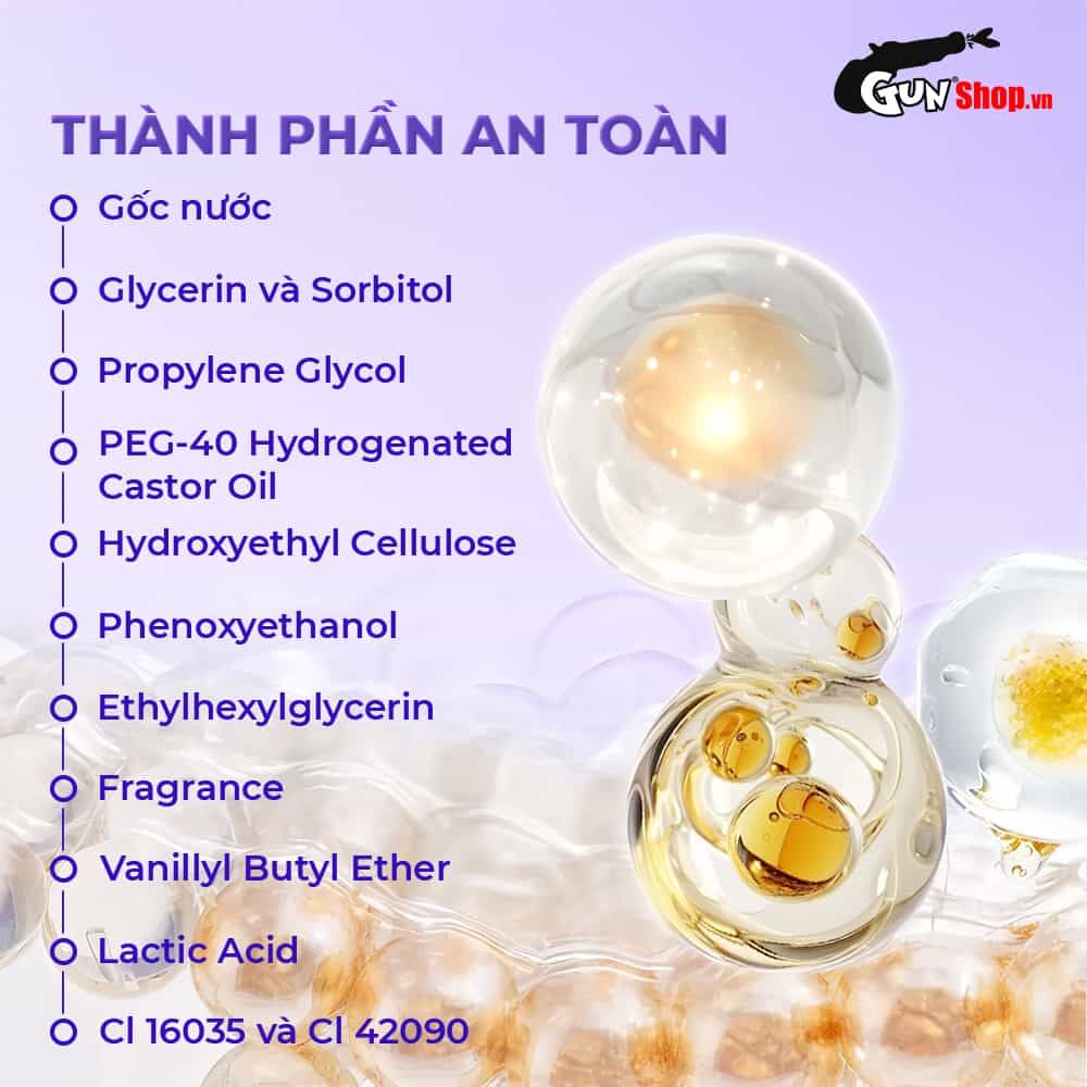 Gel bôi trơn tăng khoái cảm nữ Shell Love Purple hương nước hoa cao cấp - Chai 50ml