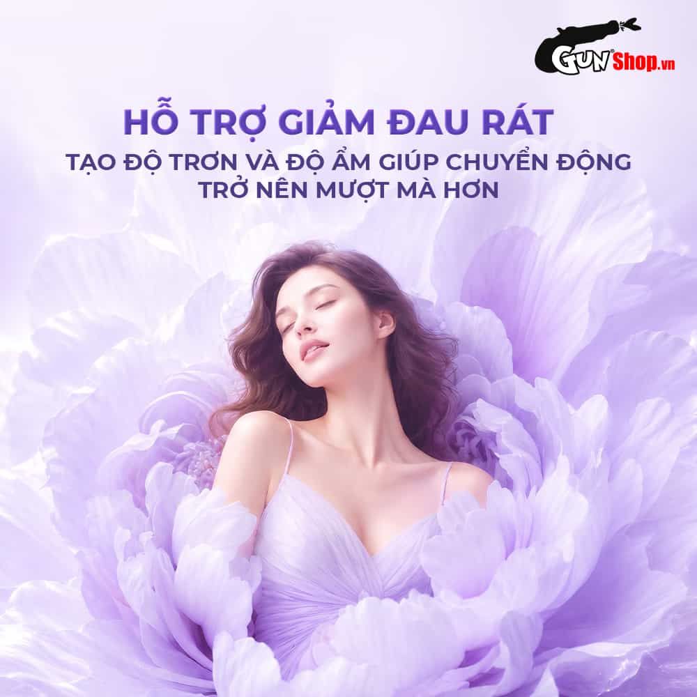 Gel bôi trơn tăng khoái cảm nữ Shell Love Purple hương nước hoa cao cấp - Chai 50ml