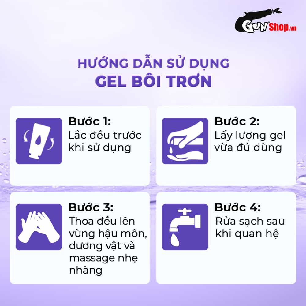 Gel bôi trơn tăng khoái cảm nữ Shell Love Purple hương nước hoa cao cấp - Chai 50ml