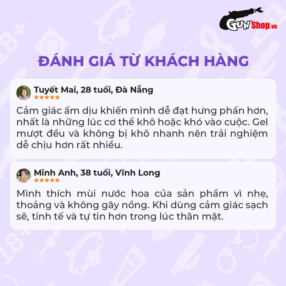 Gel bôi trơn tăng khoái cảm nữ Shell Love Purple hương nước hoa cao cấp - Chai 50ml