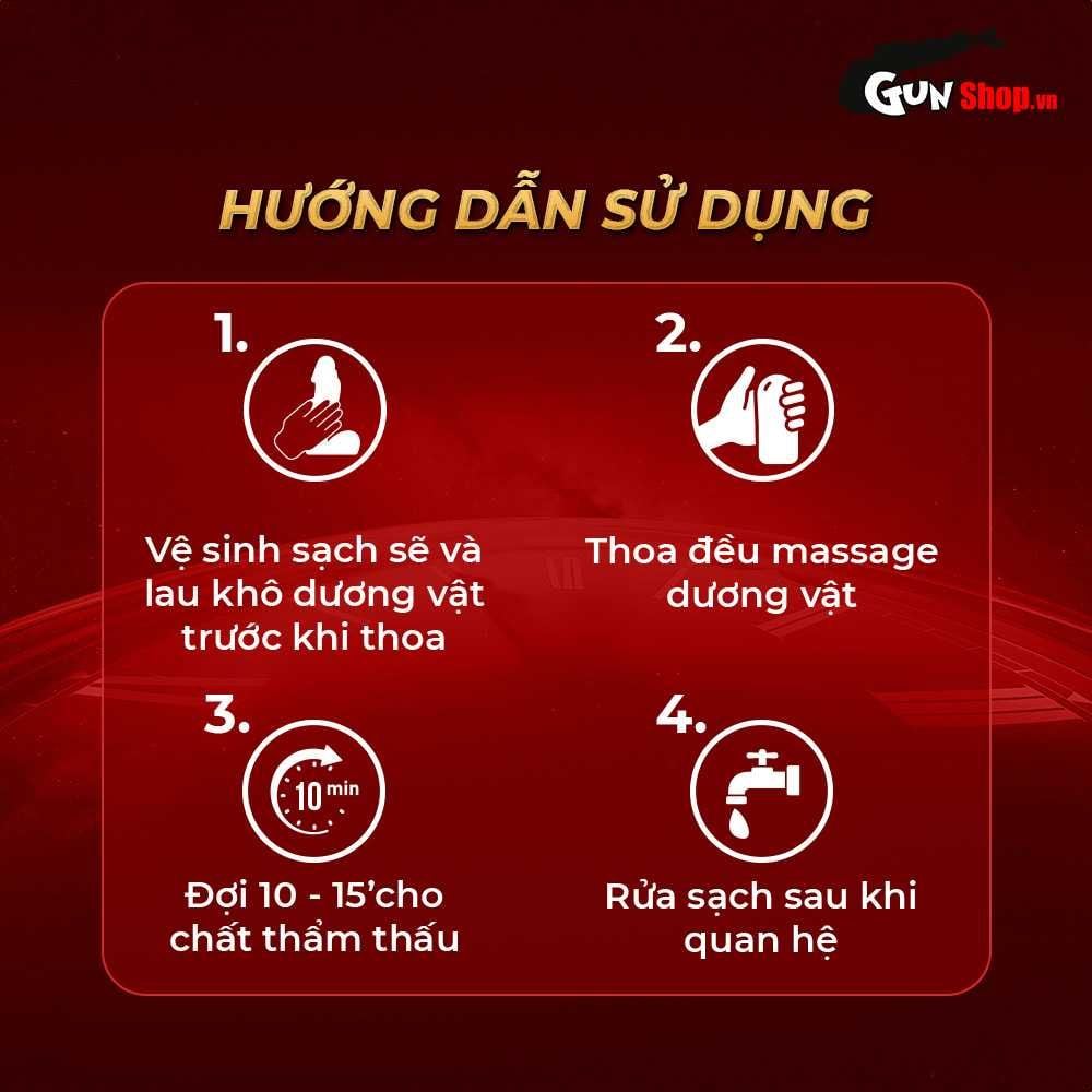 Gel bôi Virgin Star Power+ Delay Cream chống xuất tinh sớm - Chai 20ml