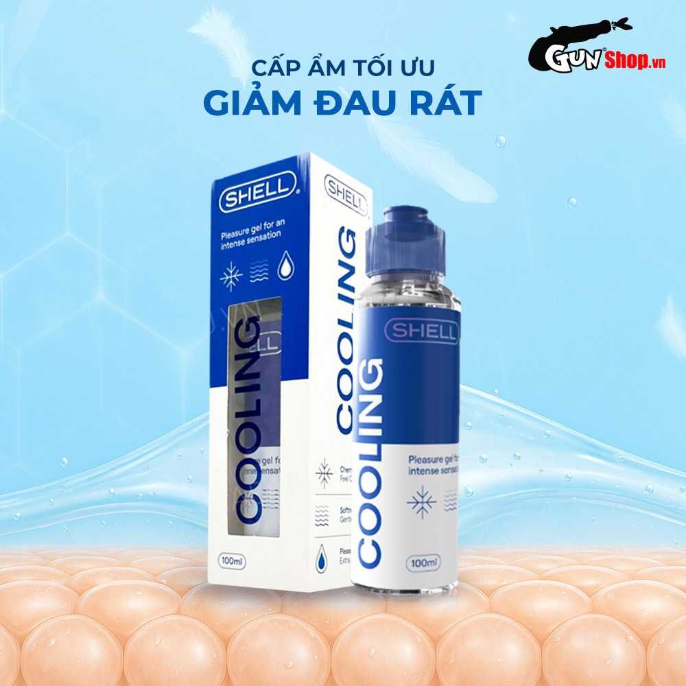 Gel bôi trơn mát lạnh Shell Play Cooling - Chai 100ml