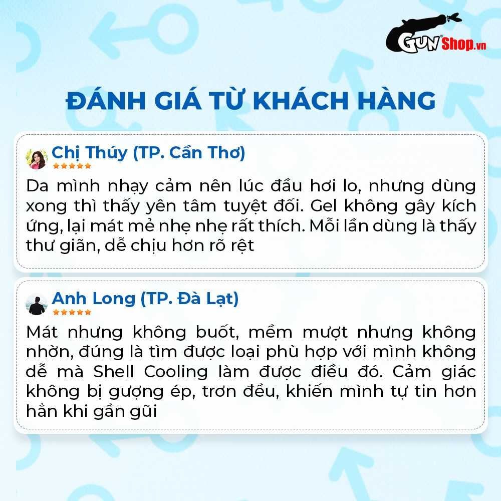 Gel bôi trơn mát lạnh Shell Play Cooling - Chai 100ml
