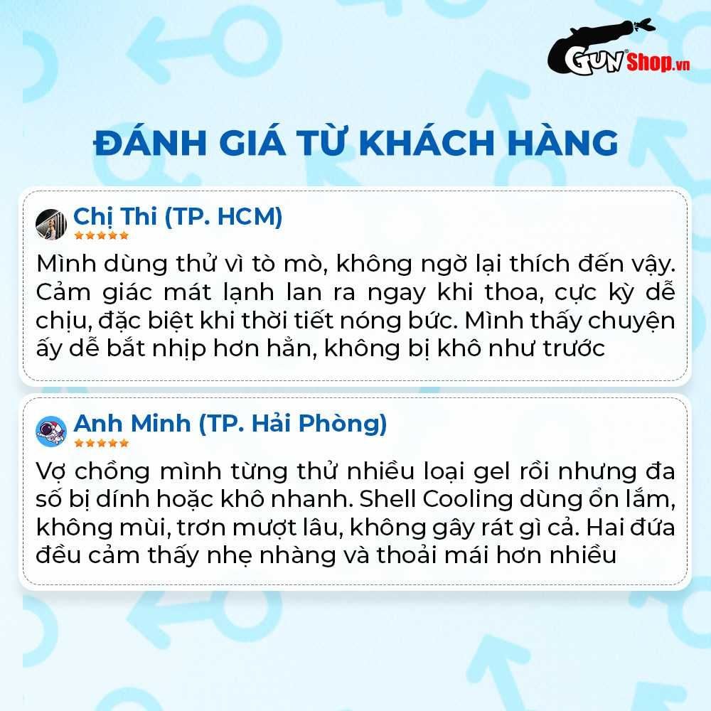 Gel bôi trơn mát lạnh Shell Play Cooling - Chai 100ml