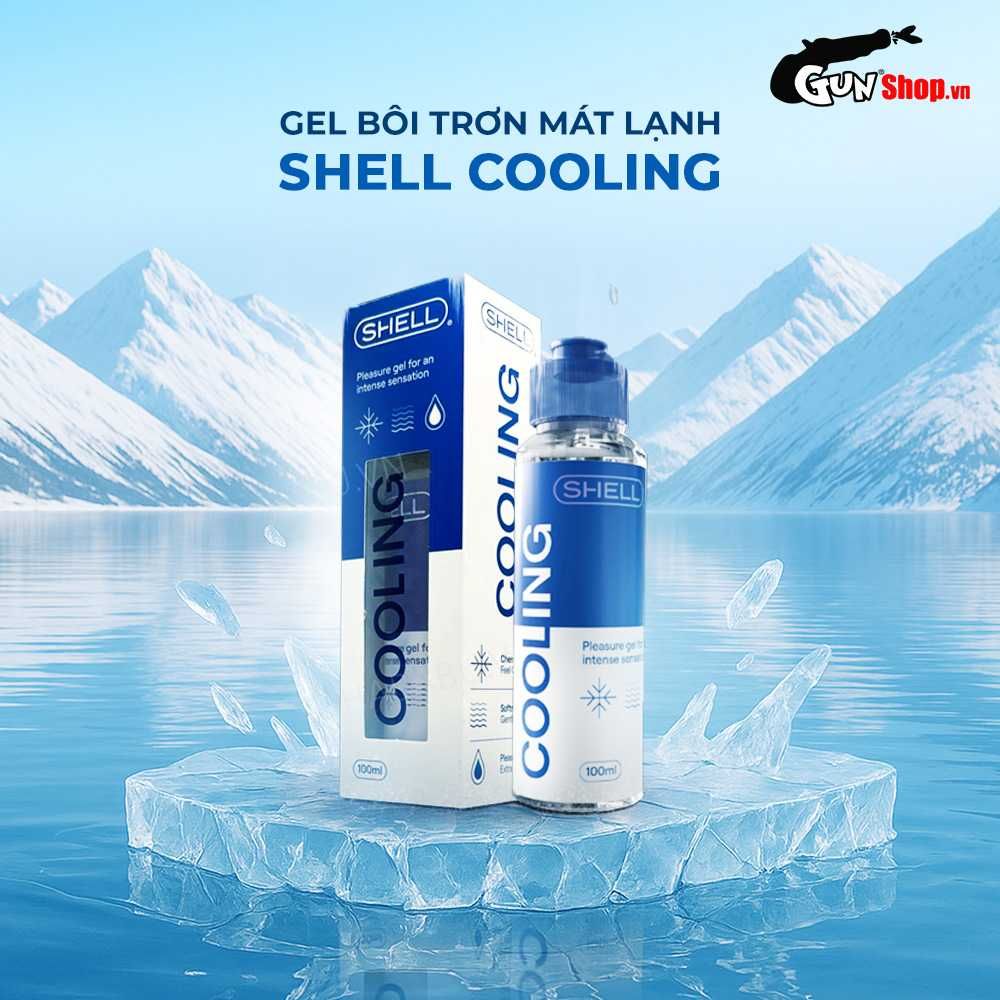 Gel bôi trơn mát lạnh Shell Play Cooling - Chai 100ml