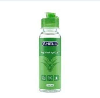 [HÀNG TẶNG] Gel bôi trơn Shell Play Massage 2 in 1 Aloe Vera - Chai 100ml