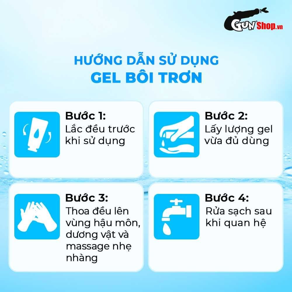 Gel bôi trơn hậu môn tinh chất lô hội Shell Supermen Aloe Vera - Chai 90ml