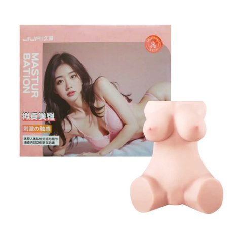 Búp bê tình dục nữ bán thân silicon trần cao cấp mềm mịn Jiuai Mastur Bation