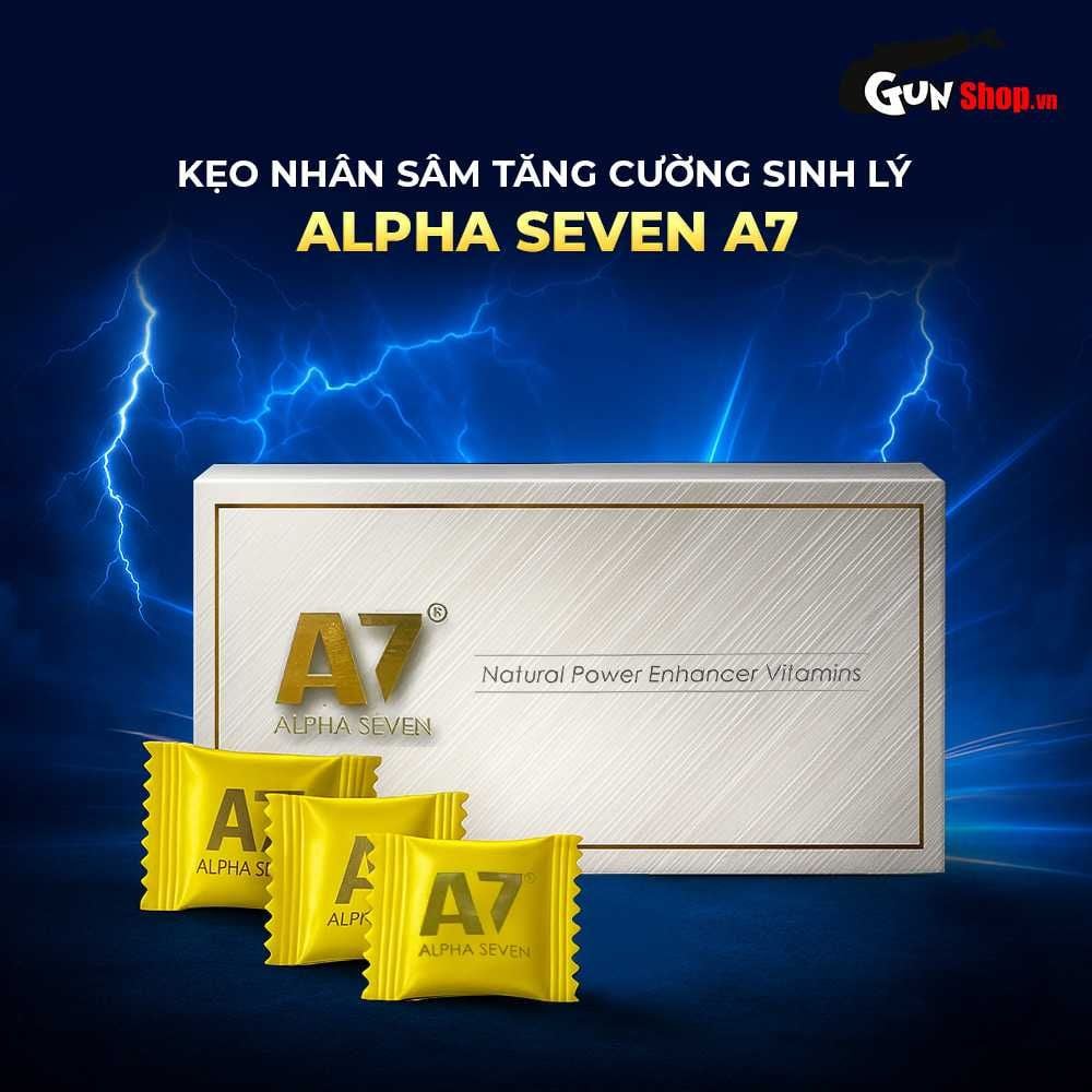 Kẹo nhân sâm Alpha Seven A7 tăng cường sinh lý - 1 viên