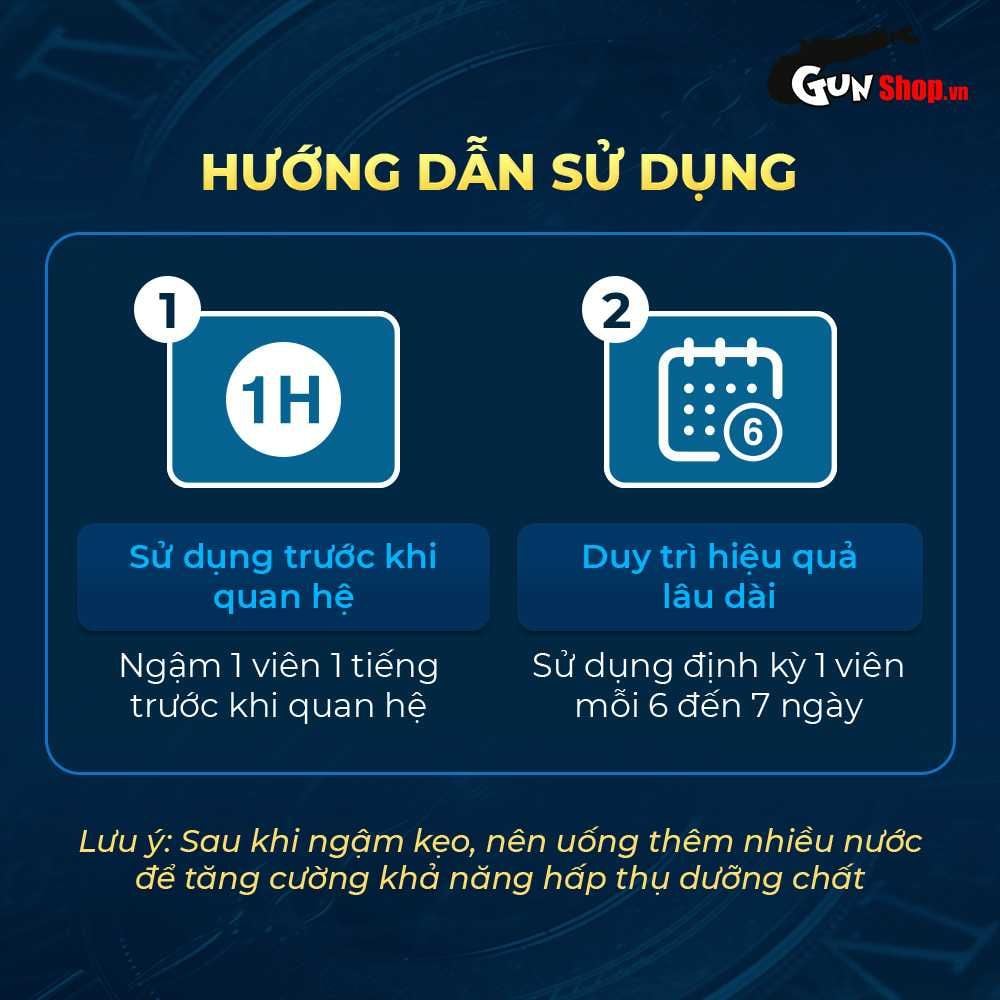 Kẹo nhân sâm Alpha Seven A7 tăng cường sinh lý - 1 viên
