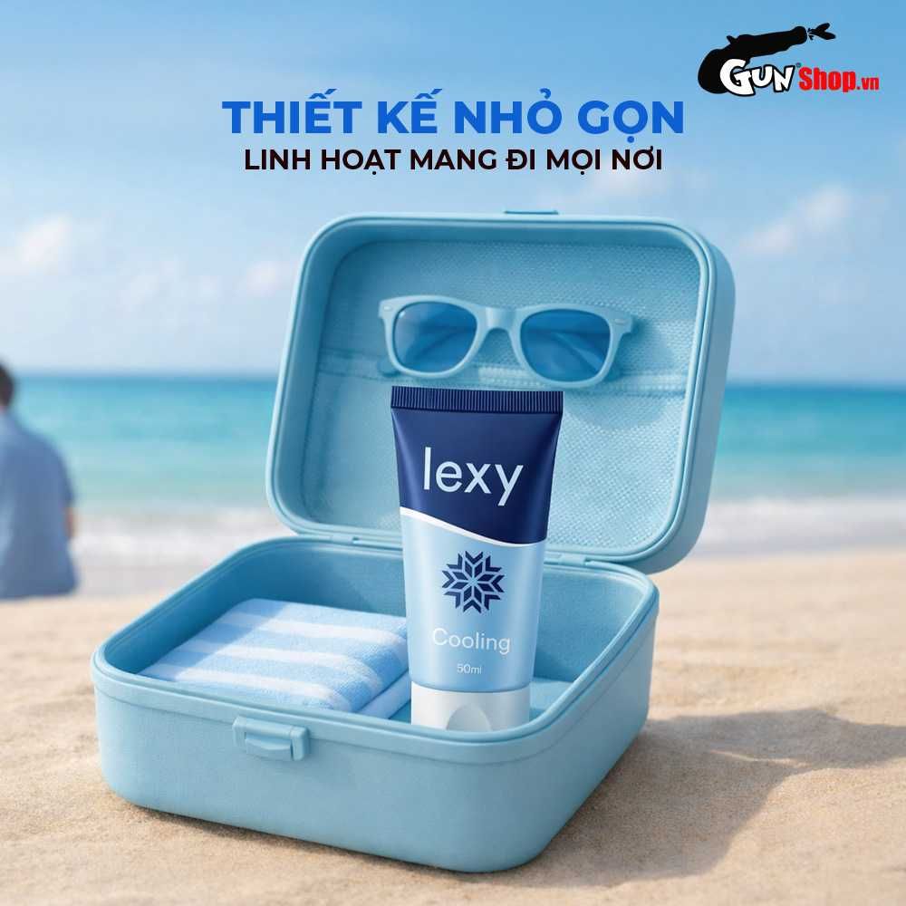 Gel bôi trơn bạc hà mát lạnh Lexy Cooling - Chai 50ml