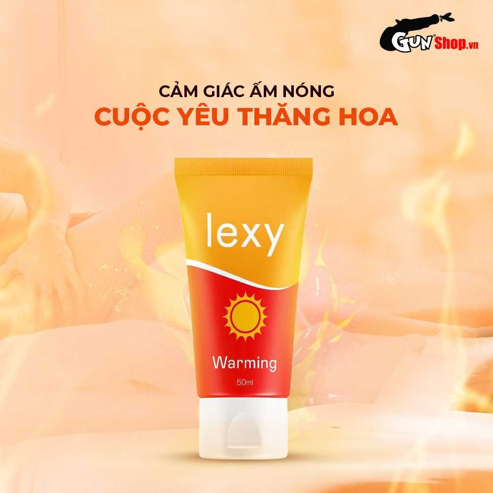 Gel bôi trơn ấm nóng Lexy Warming - Chai 50ml