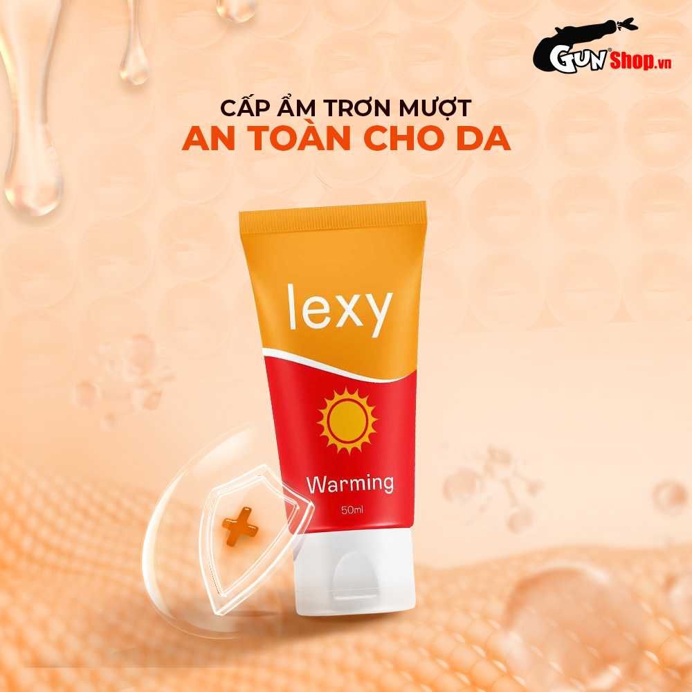 Gel bôi trơn ấm nóng Lexy Warming - Chai 50ml