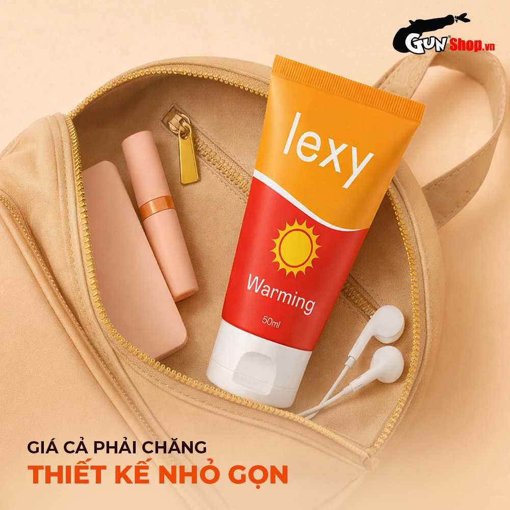 Gel bôi trơn ấm nóng Lexy Warming - Chai 50ml