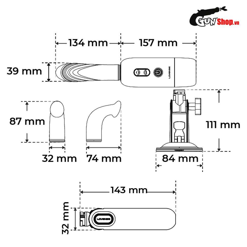 Dương vật giả Lovense Spinel