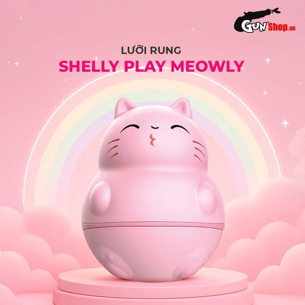 Lưỡi rung hình mèo Shelly Play Meowly