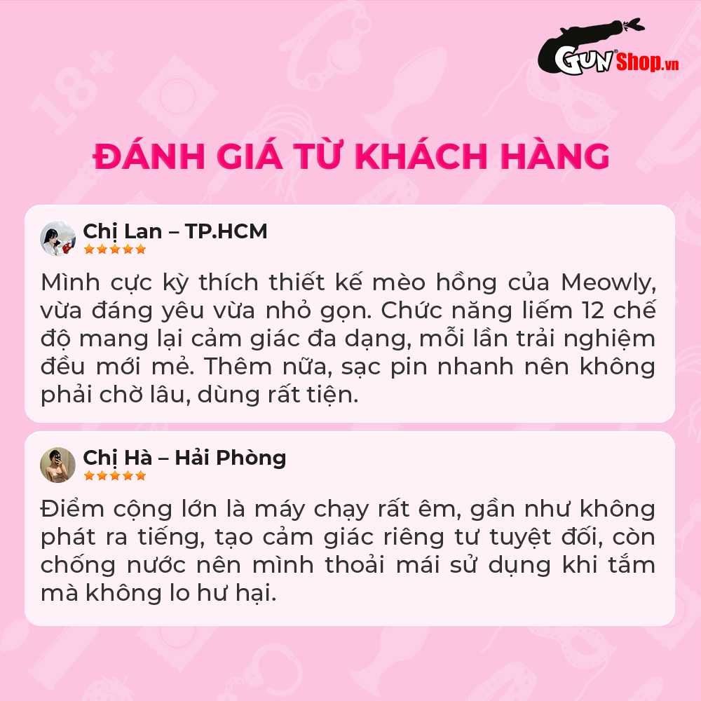 Lưỡi rung hình mèo Shelly Play Meowly