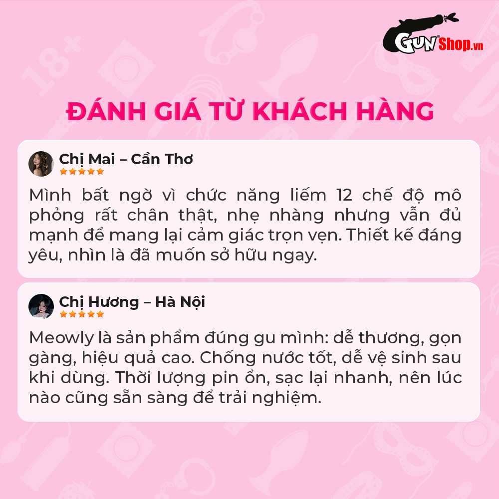 Lưỡi rung hình mèo Shelly Play Meowly