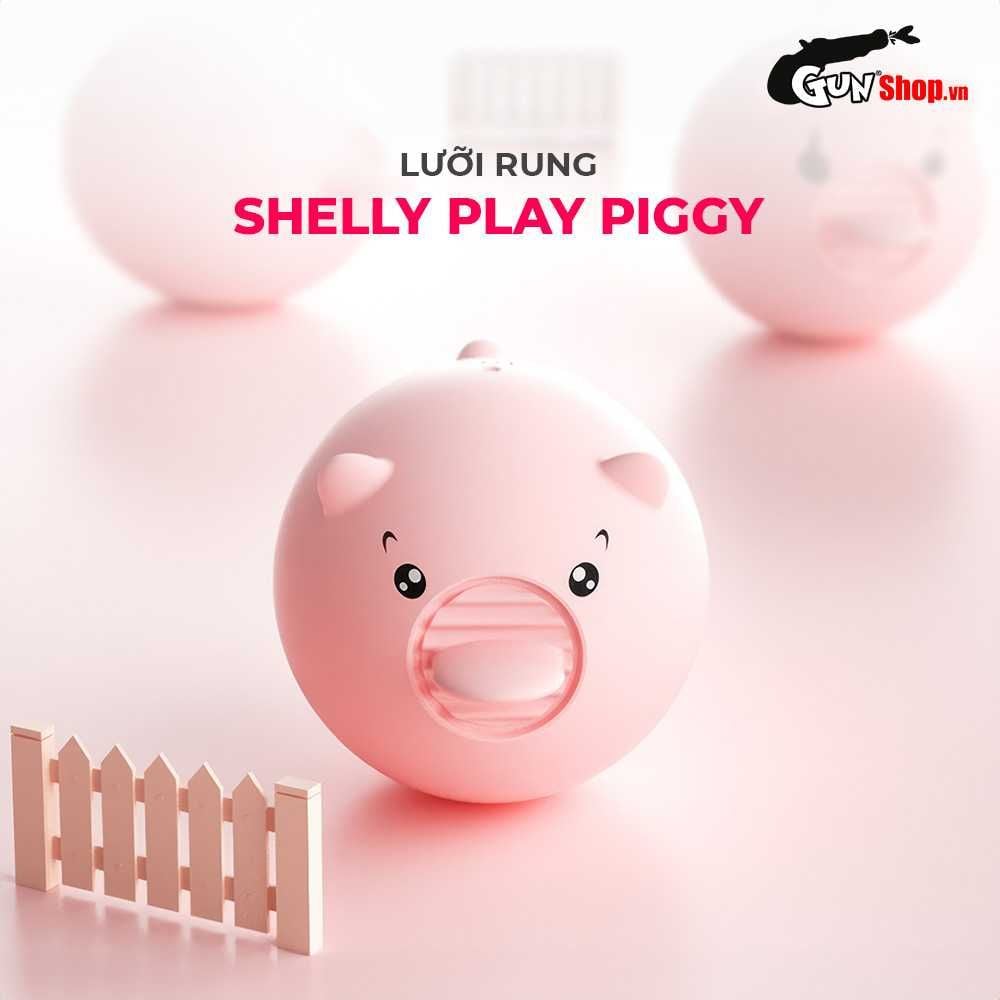Lưỡi rung hình heo Shelly Play Piggy