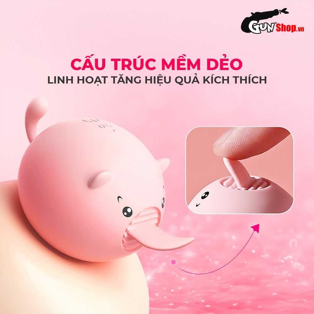 Lưỡi rung hình heo Shelly Play Piggy