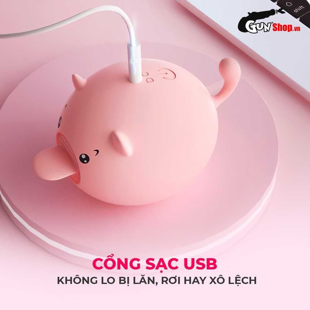 Lưỡi rung hình heo Shelly Play Piggy