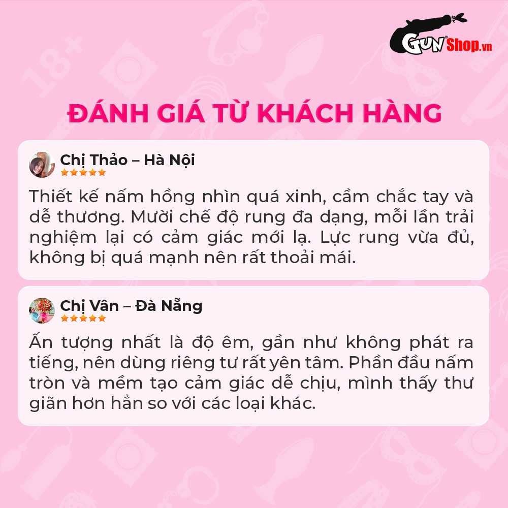 Máy massage hình nấm Shelly Play Mushroom