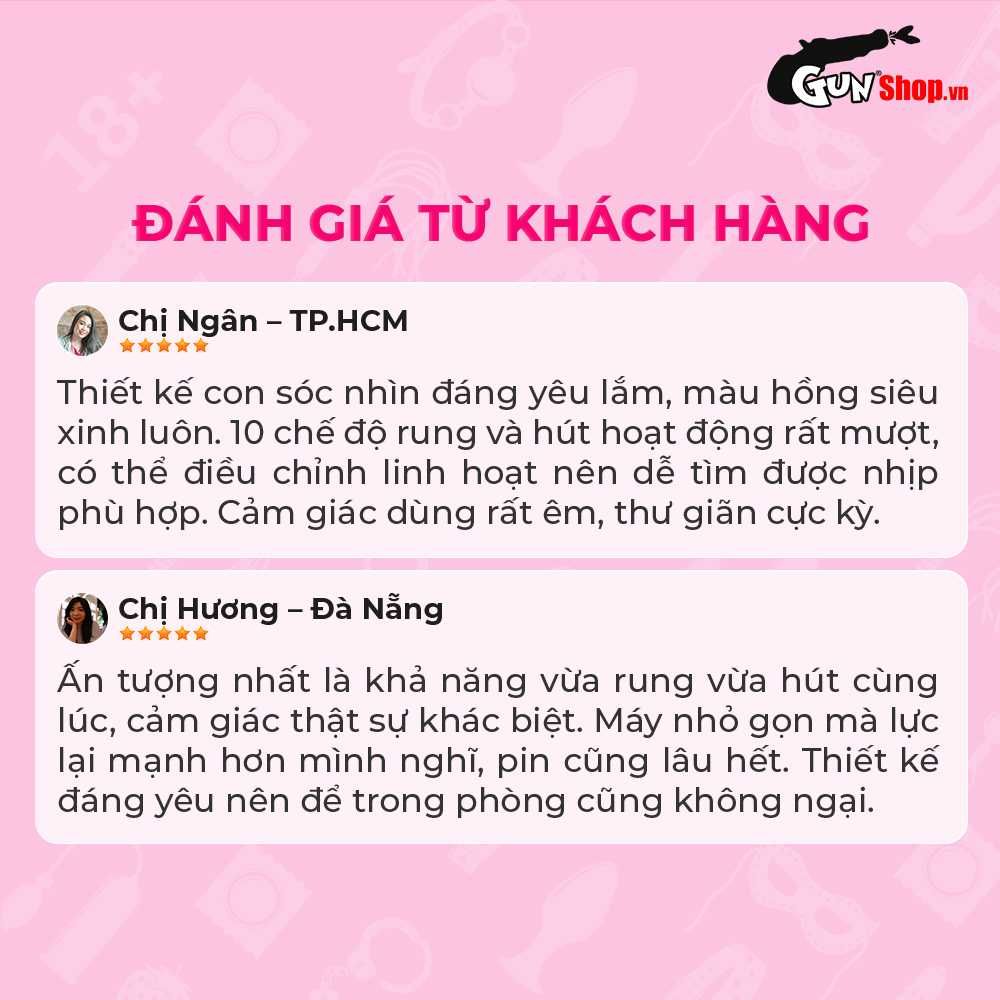 Máy massage hình sóc Shelly Play Nutty