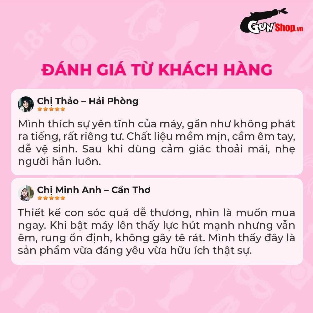 Máy massage hình sóc Shelly Play Nutty