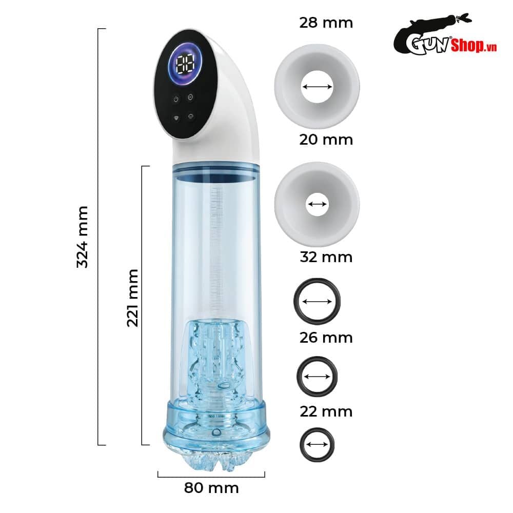 Máy tập dương vật kết hợp thủ dâm Shelly Play Pump Up