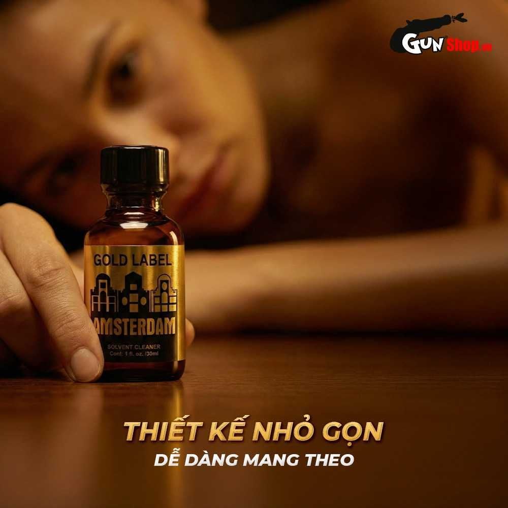 Chai hít tăng khoái cảm Popper DS USA Amsterdam Gold Label - Chai 30ml