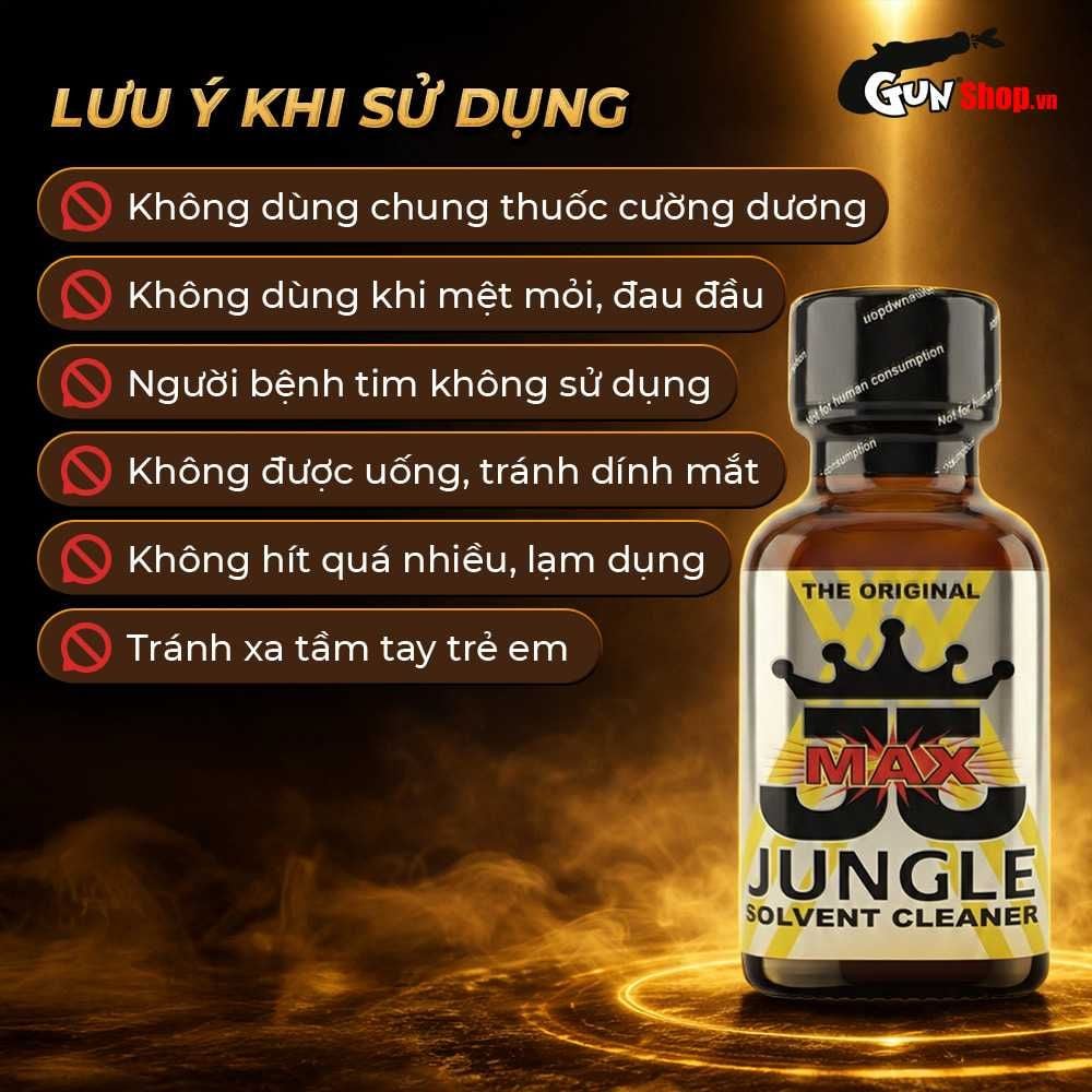 Chai hít tăng khoái cảm Popper DS USA Jungle Juice Max - Chai 30ml