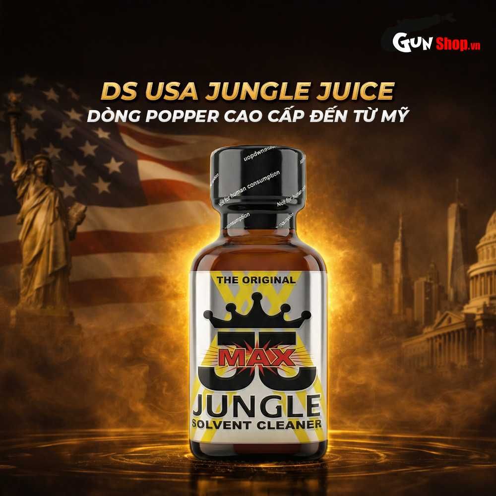 Chai hít tăng khoái cảm Popper DS USA Jungle Juice Max - Chai 30ml