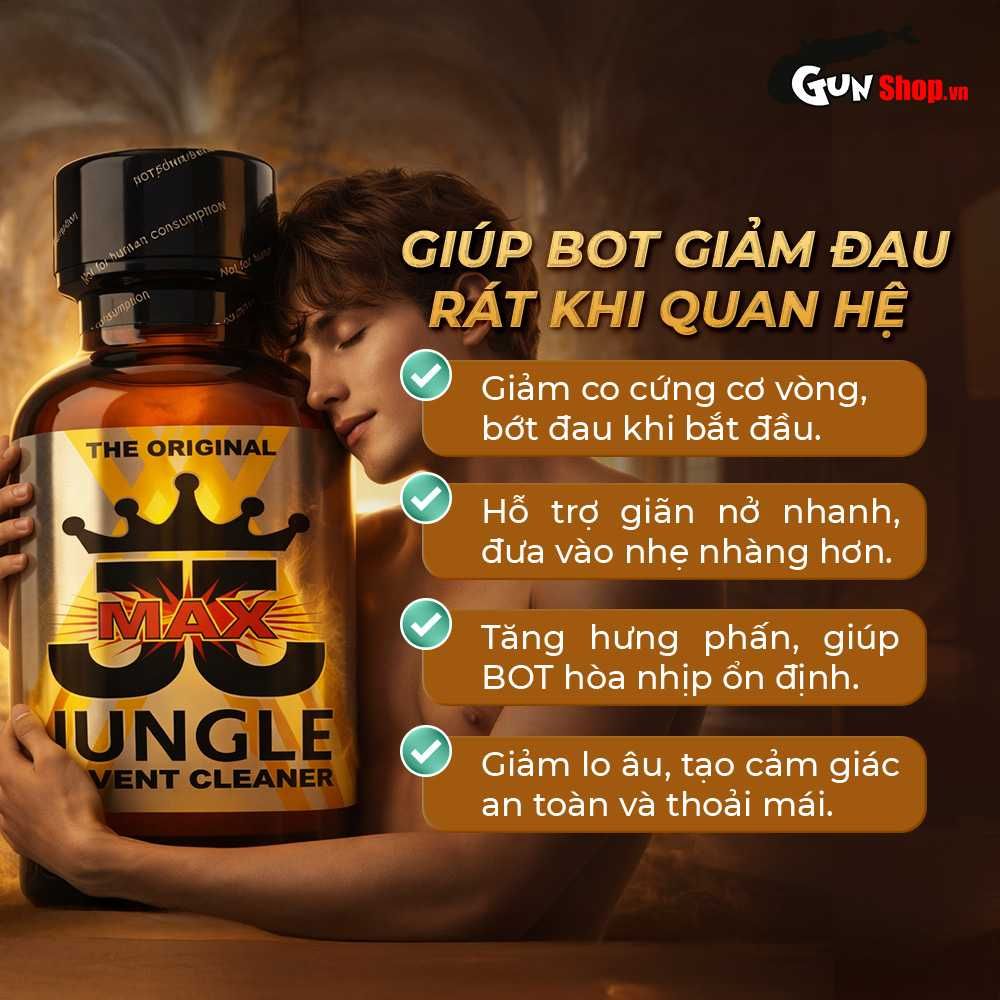 Chai hít tăng khoái cảm Popper DS USA Jungle Juice Max - Chai 30ml