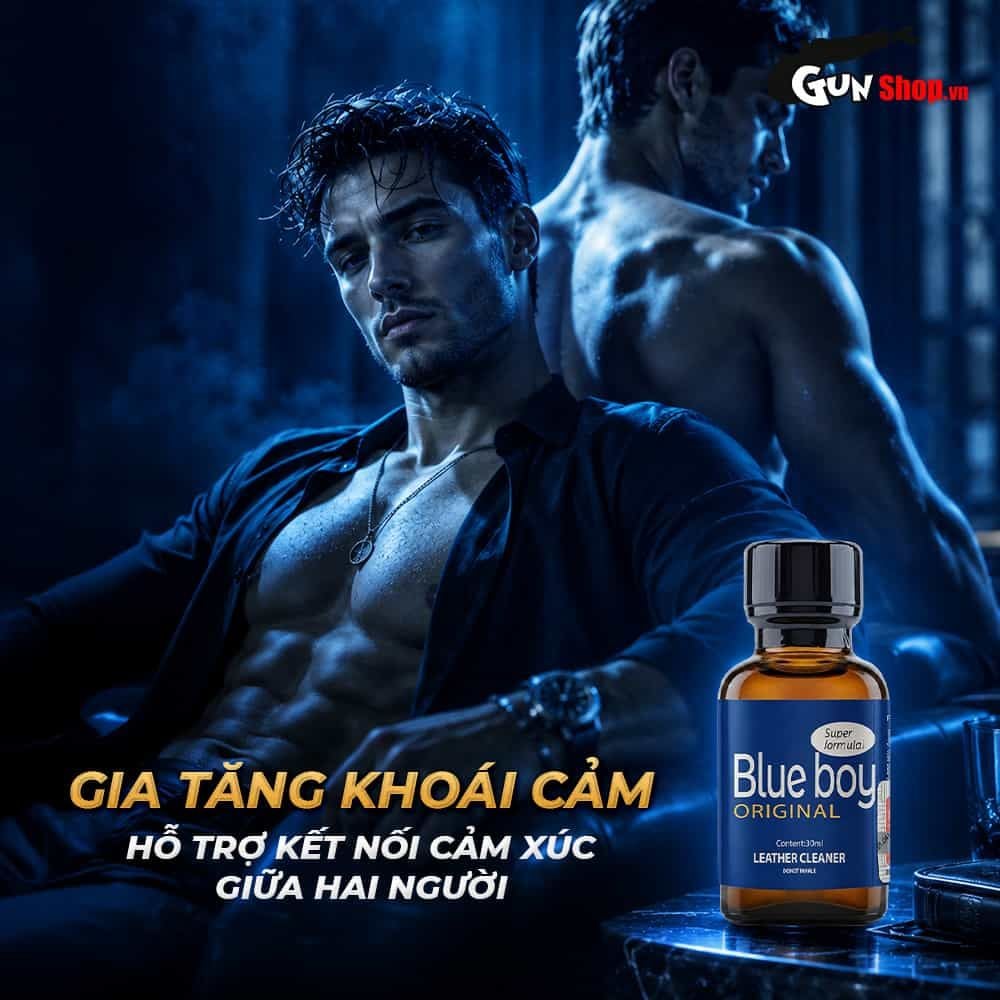Chai hít tăng khoái cảm Popper PWD USA Blue Boy - Chai 30ml