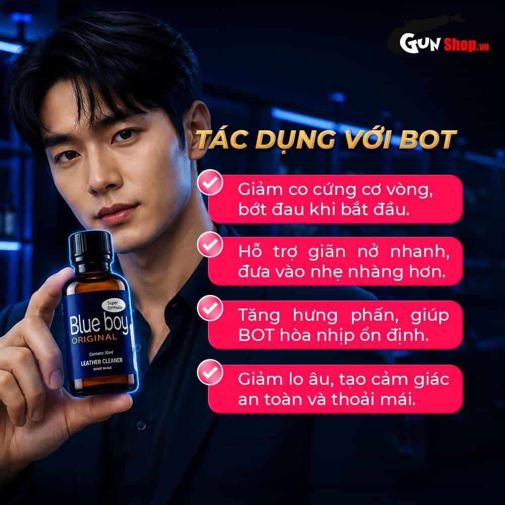 Chai hít tăng khoái cảm Popper PWD USA Blue Boy - Chai 30ml