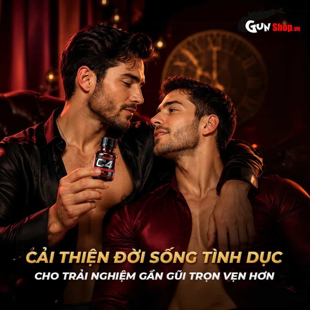 Chai hít tăng khoái cảm Popper PWD USA C4 Red - Chai 10ml